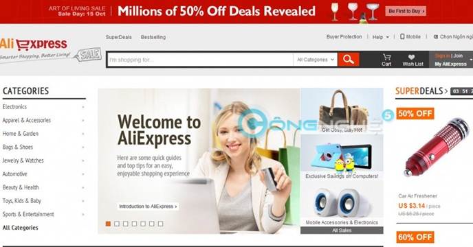 Aliexpress.com - mua hàng từ trung quốc giá rẻ online 