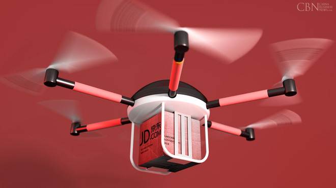 Đối thủ của Alibaba tại Trung Quốc sắp giao hàng bằng drone có trọng tải 1 tấn 