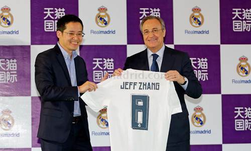 Real Madrid mở cửa hàng trên Alibaba